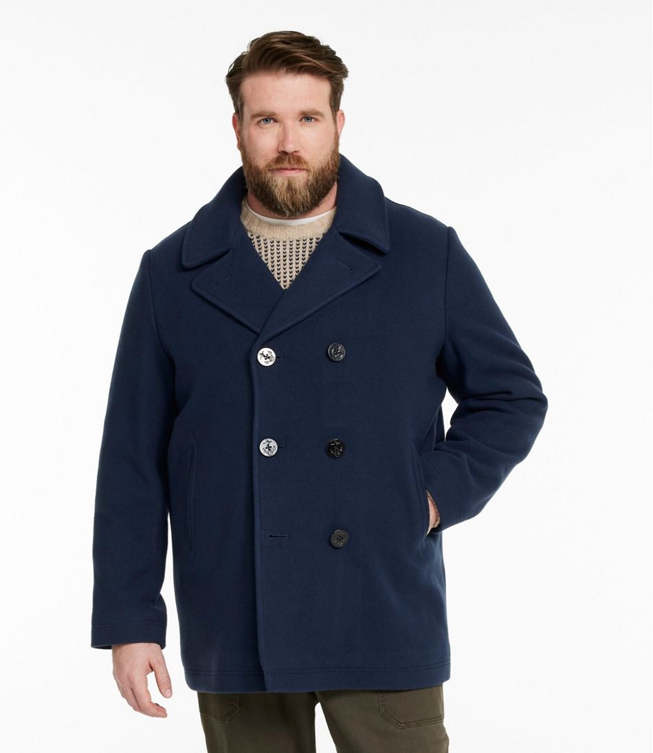Authentic wool pea coat / L.L.Bean