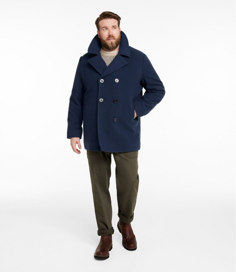 Authentic wool pea coat / L.L.Bean
