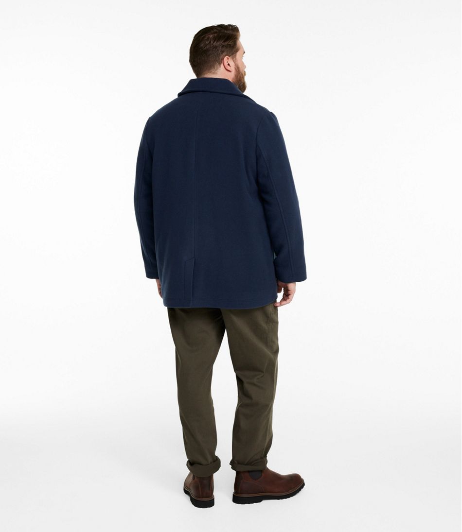 Authentic wool pea coat / L.L.Bean