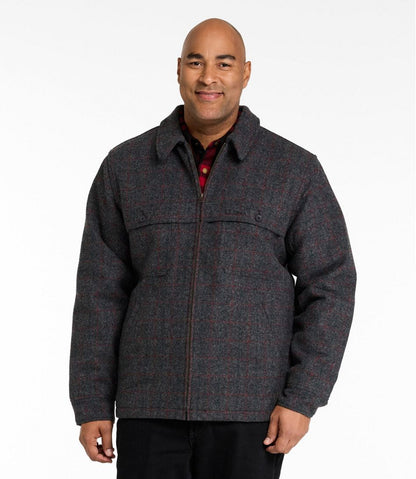 Men's Maine Guide Zip-Front Jac-Shirt with PrimaLoft, Plaid / L.L.Bean