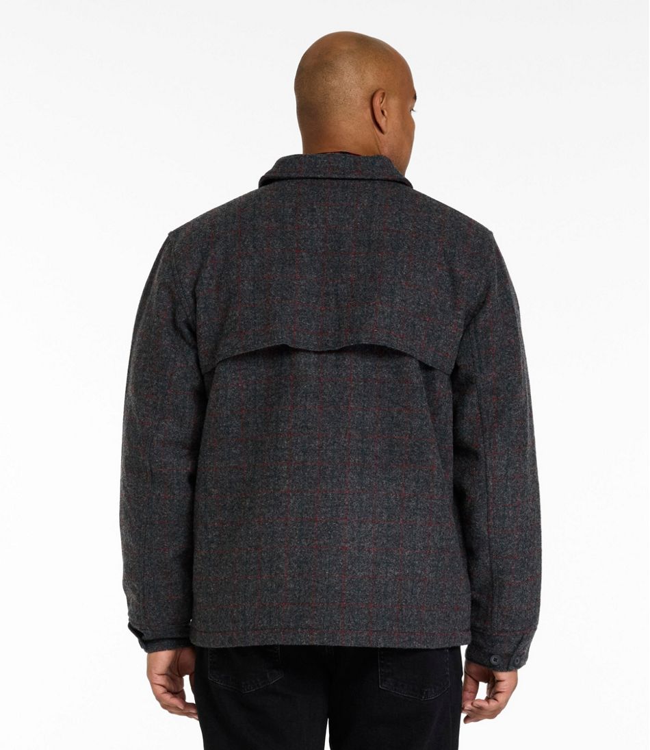 Men's Maine Guide Zip-Front Jac-Shirt with PrimaLoft, Plaid / L.L.Bean