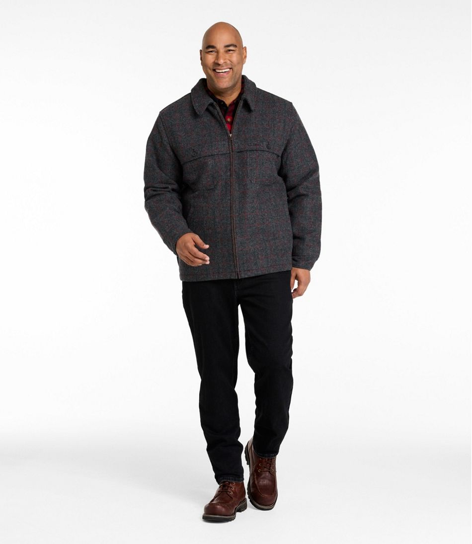 Men's Maine Guide Zip-Front Jac-Shirt with PrimaLoft, Plaid / L.L.Bean