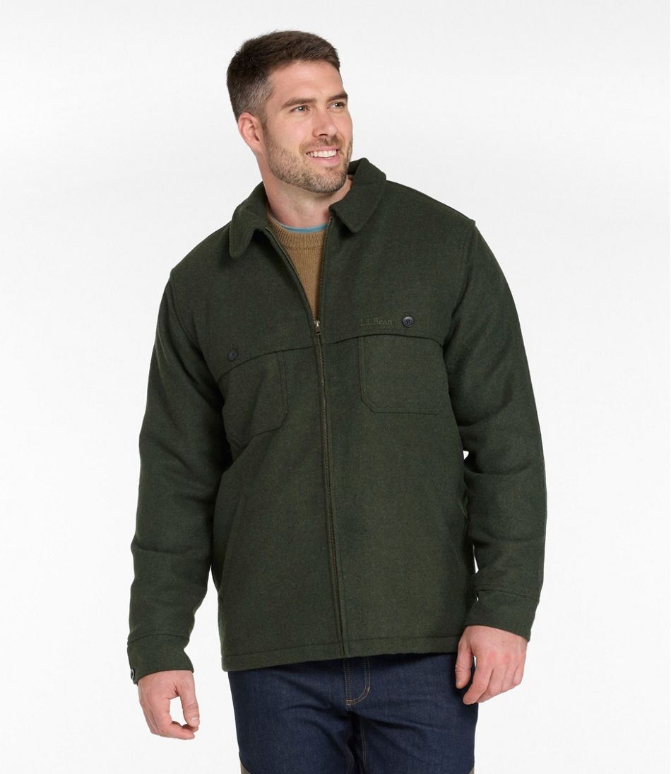 Men's Maine Guide Zip-Front Jac-Shirt with PrimaLoft / L.L.Bean