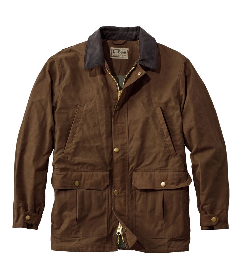 Men's Double L Waxed-Cotton Upland Coat / L.L.Bean