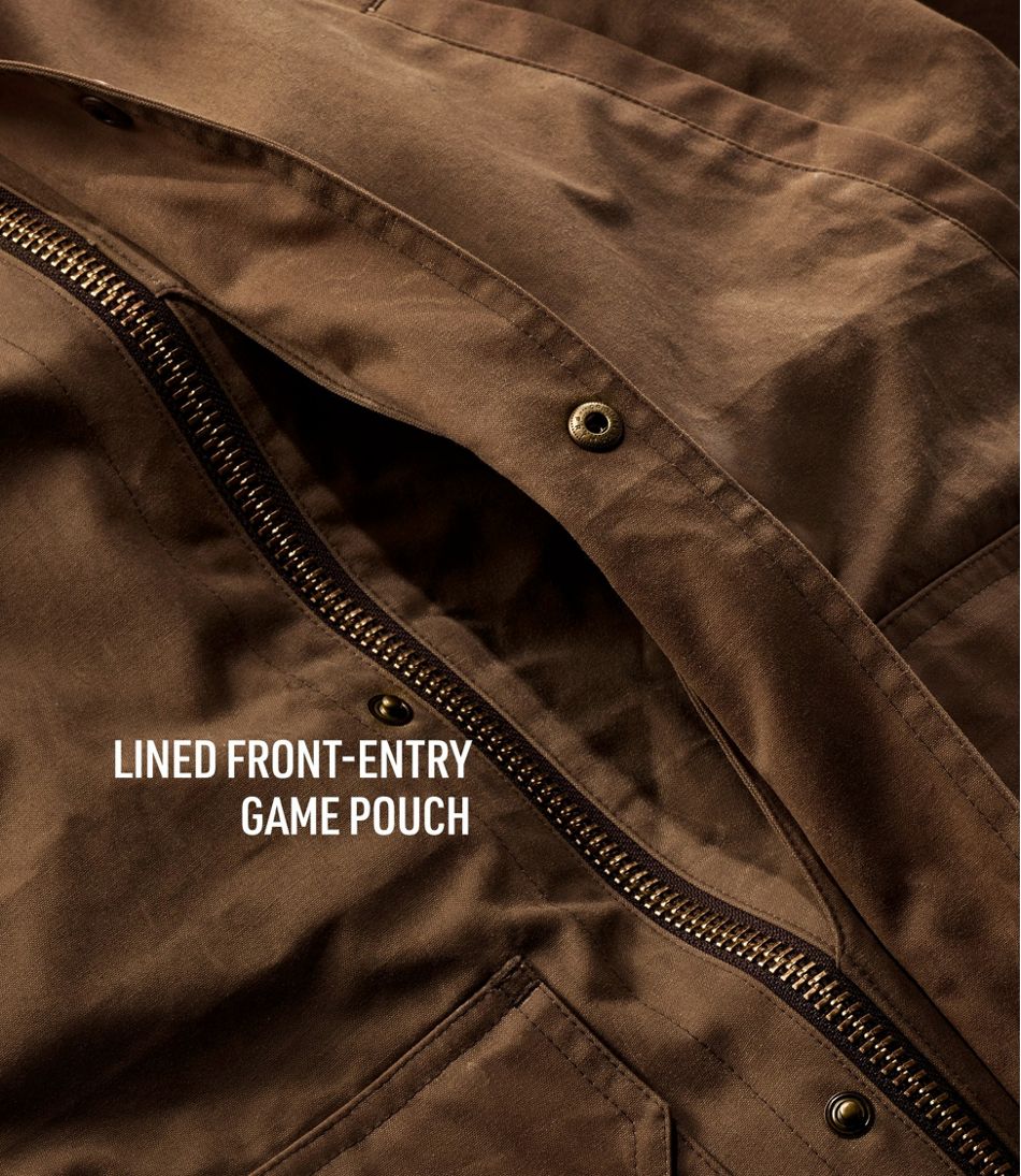 Men's Double L Waxed-Cotton Upland Coat / L.L.Bean