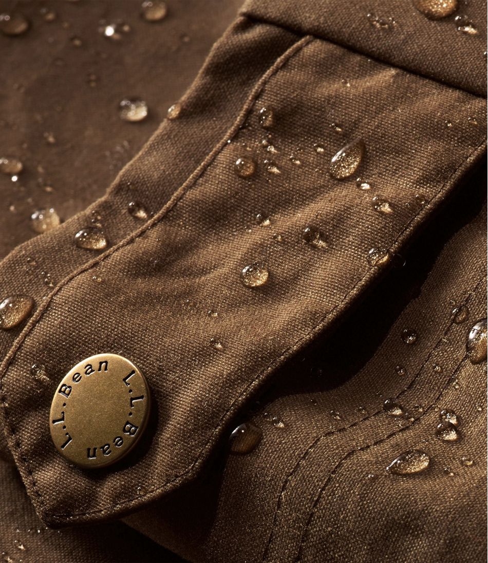 Men's Double L Waxed-Cotton Upland Coat / L.L.Bean