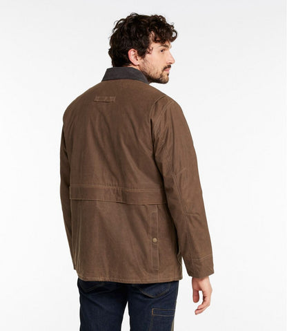 Men's Double L Waxed-Cotton Upland Coat / L.L.Bean