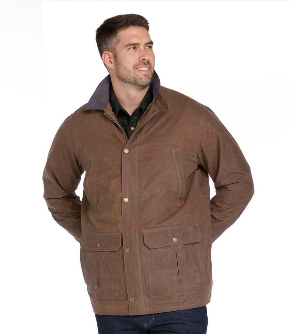Men's Double L Waxed-Cotton Upland Coat / L.L.Bean