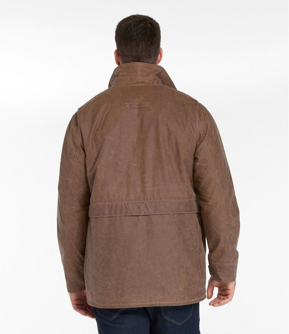 Men's Double L Waxed-Cotton Upland Coat / L.L.Bean