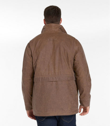 Men's Double L Waxed-Cotton Upland Coat / L.L.Bean