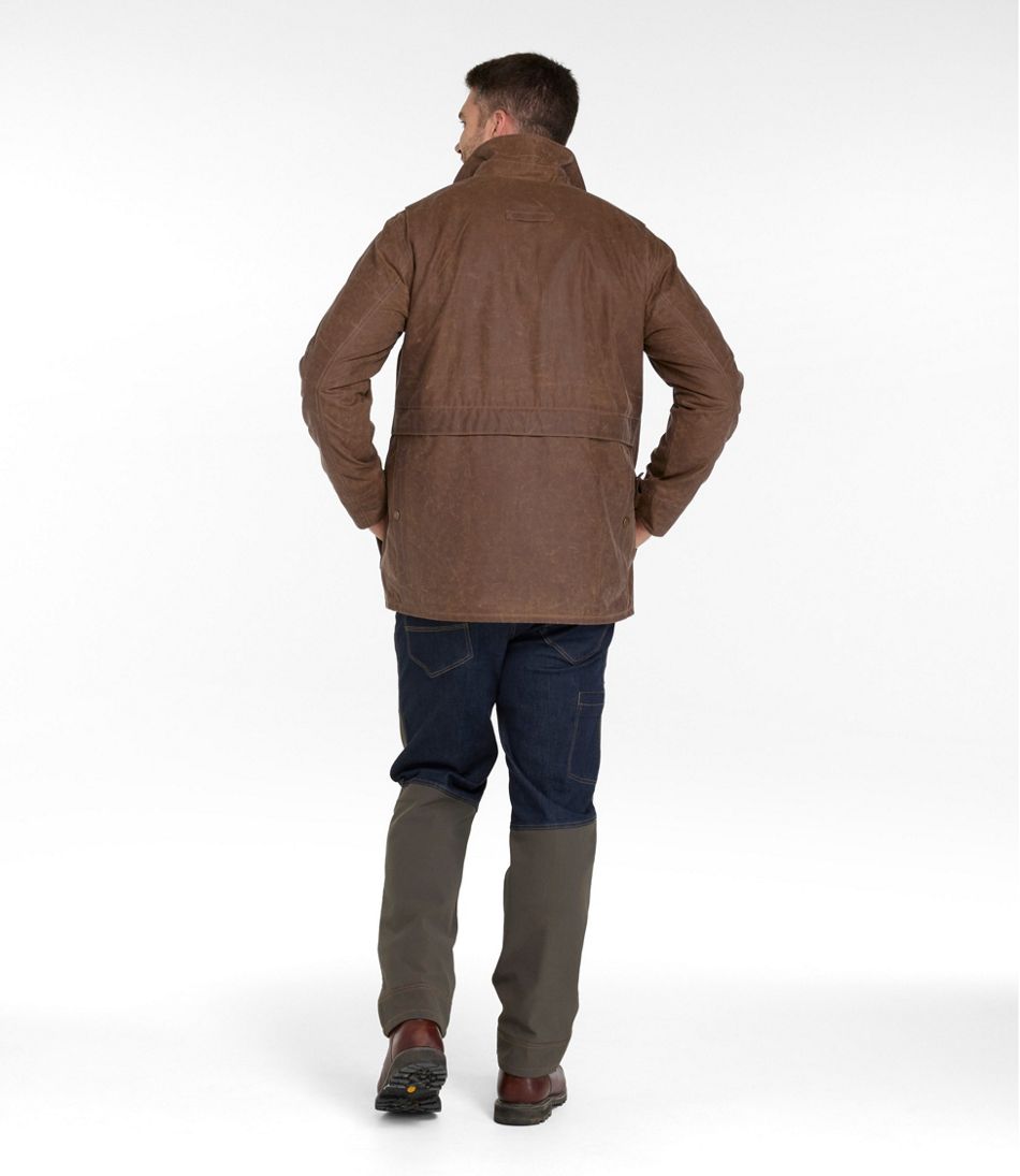 Men's Double L Waxed-Cotton Upland Coat / L.L.Bean