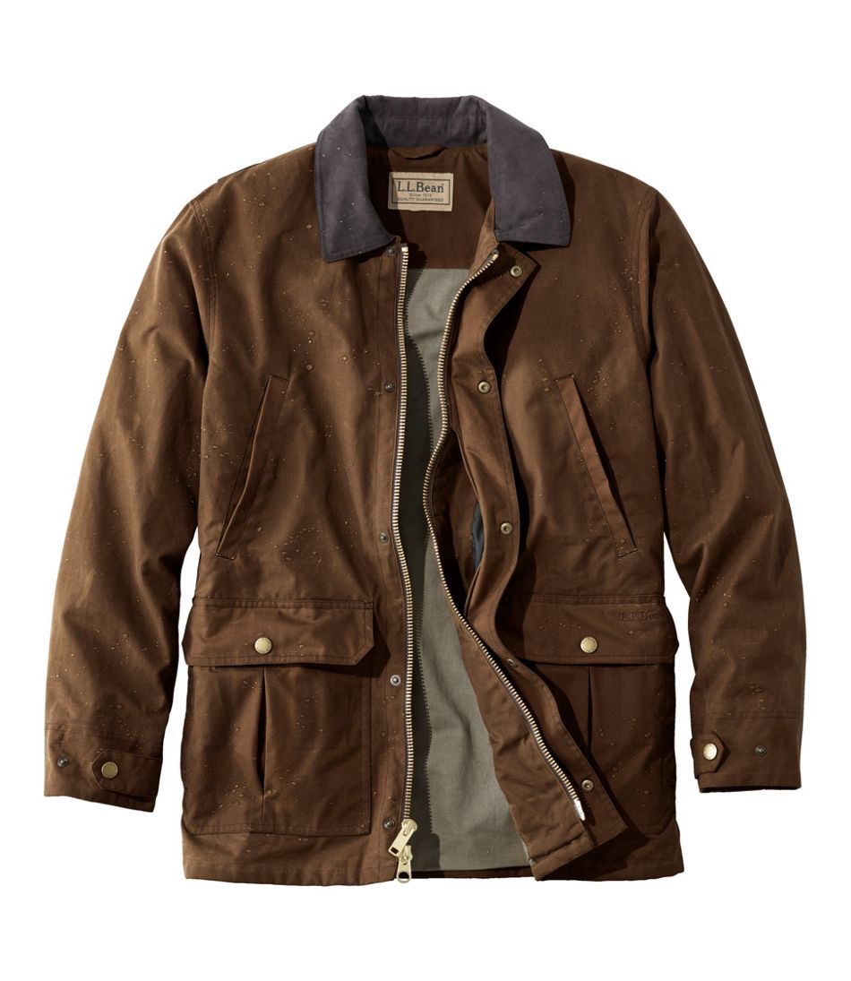 Men's Double L Waxed-Cotton Upland Coat / L.L.Bean