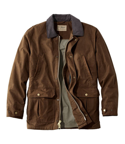 Men's Double L Waxed-Cotton Upland Coat / L.L.Bean