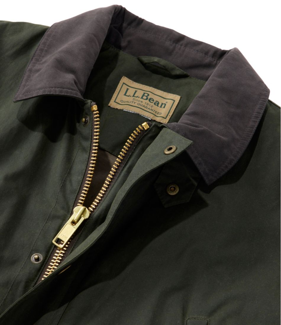 Men's Double L Waxed-Cotton Upland Coat / L.L.Bean