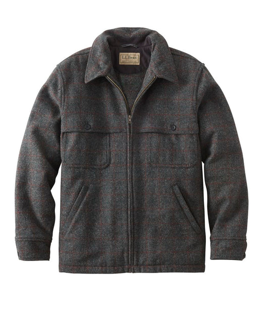 Men's Maine Guide Zip-Front Jac-Shirt, Plaid / L.L.Bean