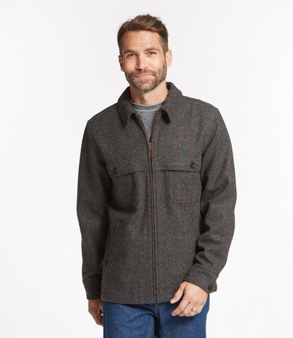 Men's Maine Guide Zip-Front Jac-Shirt, Plaid / L.L.Bean