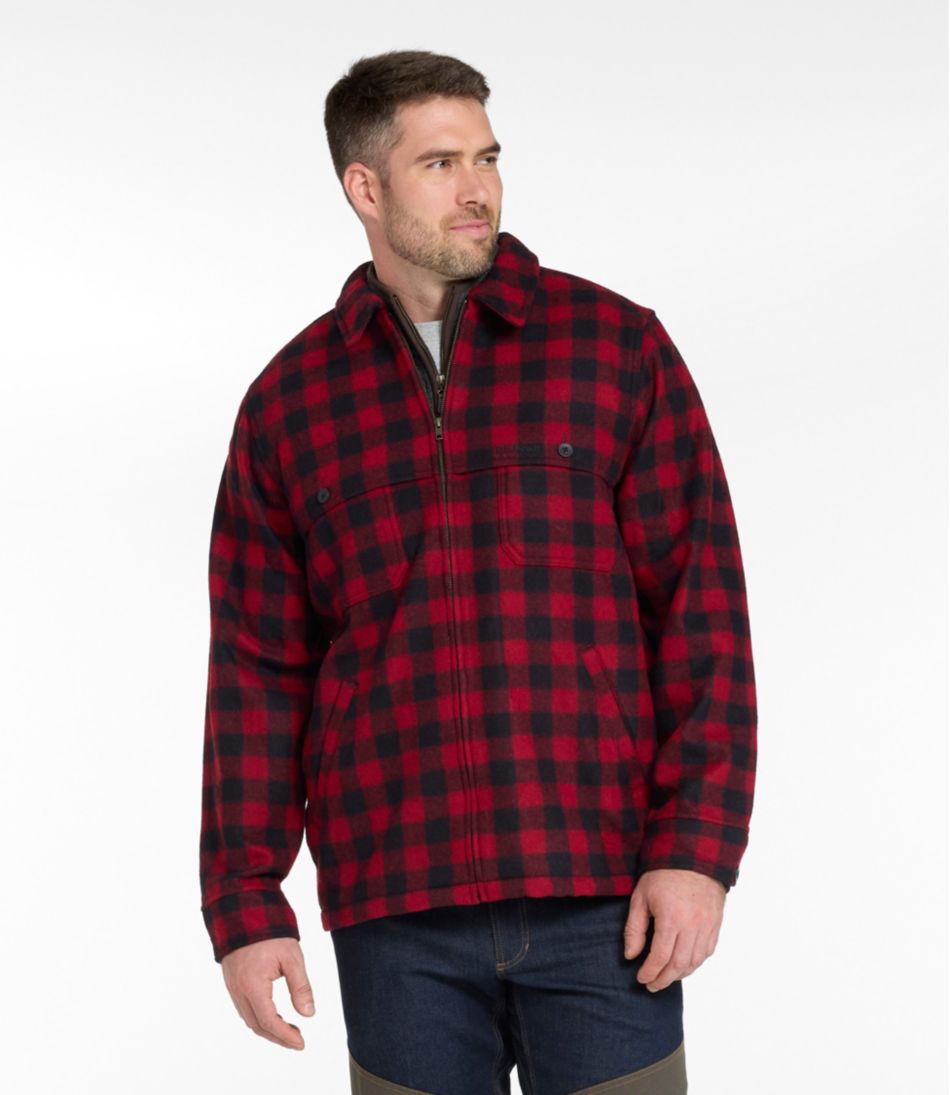 Men's Maine Guide Zip-Front Jac-Shirt, Plaid / L.L.Bean