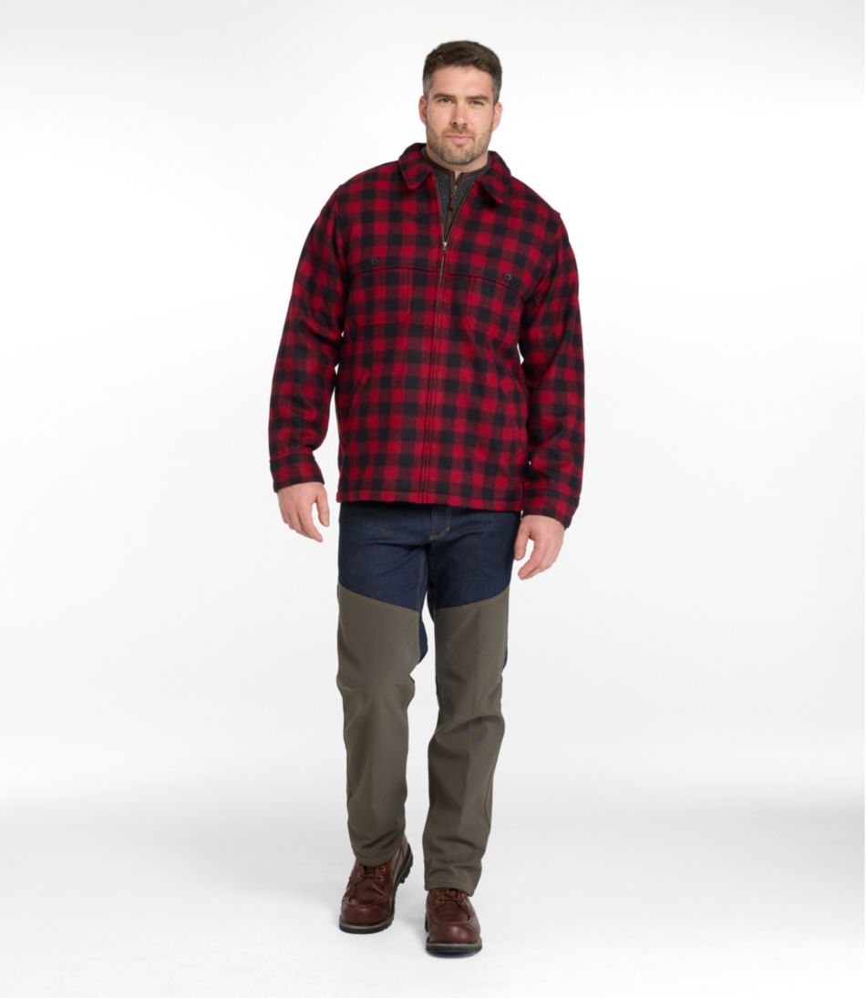 Men's Maine Guide Zip-Front Jac-Shirt, Plaid / L.L.Bean