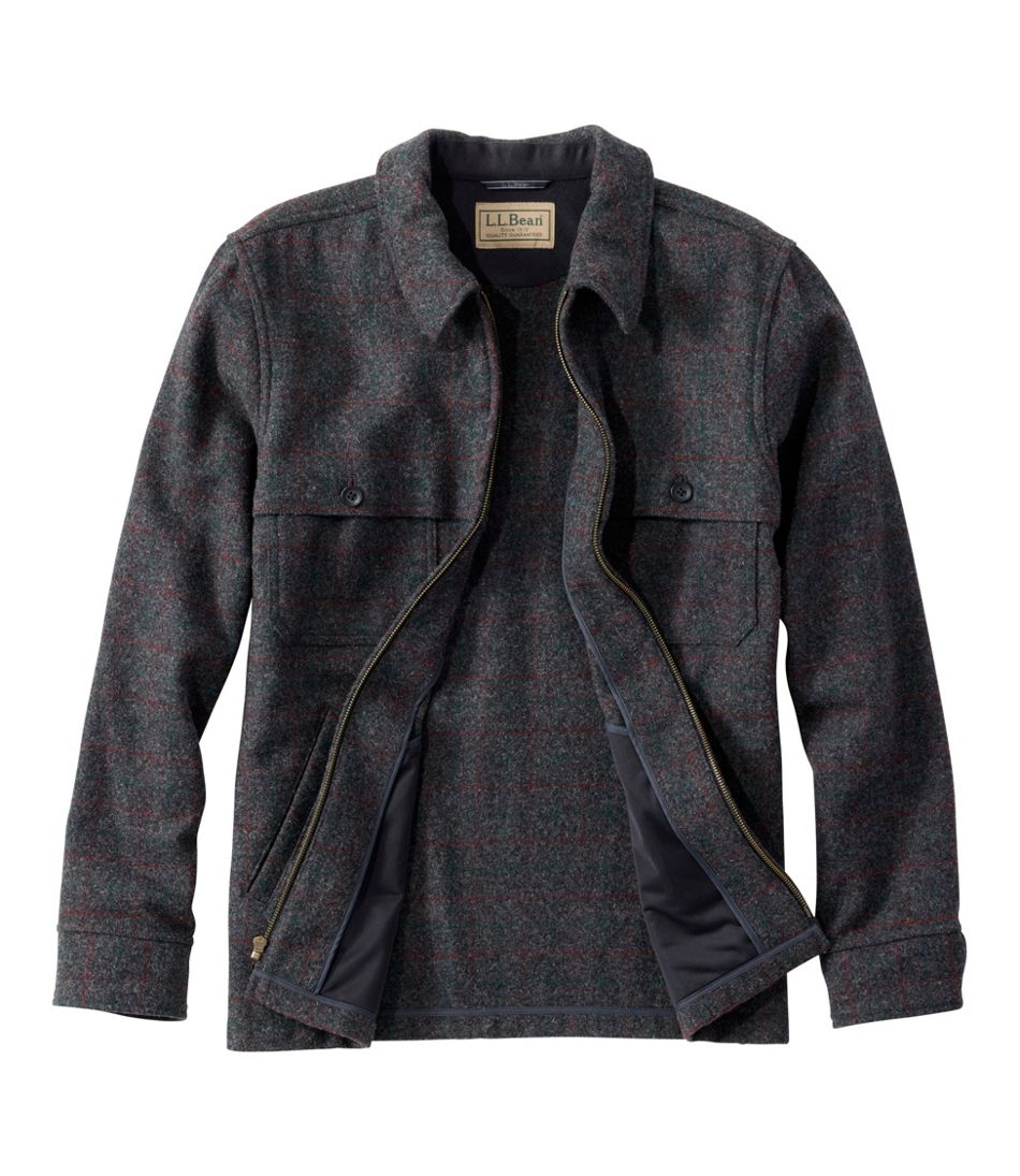 Men's Maine Guide Zip-Front Jac-Shirt, Plaid / L.L.Bean