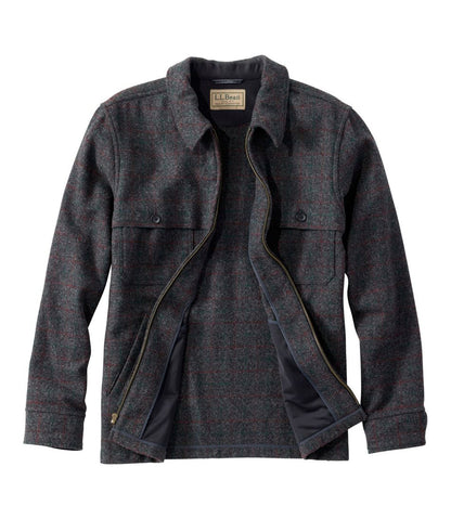 Men's Maine Guide Zip-Front Jac-Shirt, Plaid / L.L.Bean