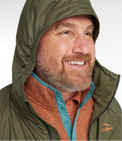 Men's Bean's Performance Fleece-Lined Windbreaker Jacket / L.L.Bean