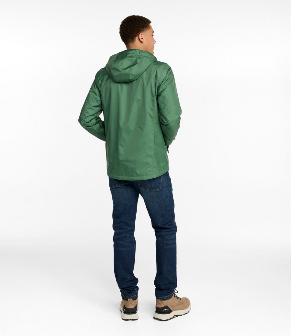 Men's Trail Model Rain Jacket, Fleece-Lined / L.L.Bean