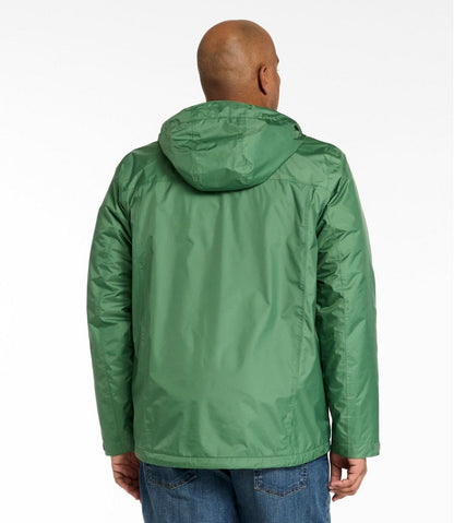 Men's Trail Model Rain Jacket, Fleece-Lined / L.L.Bean