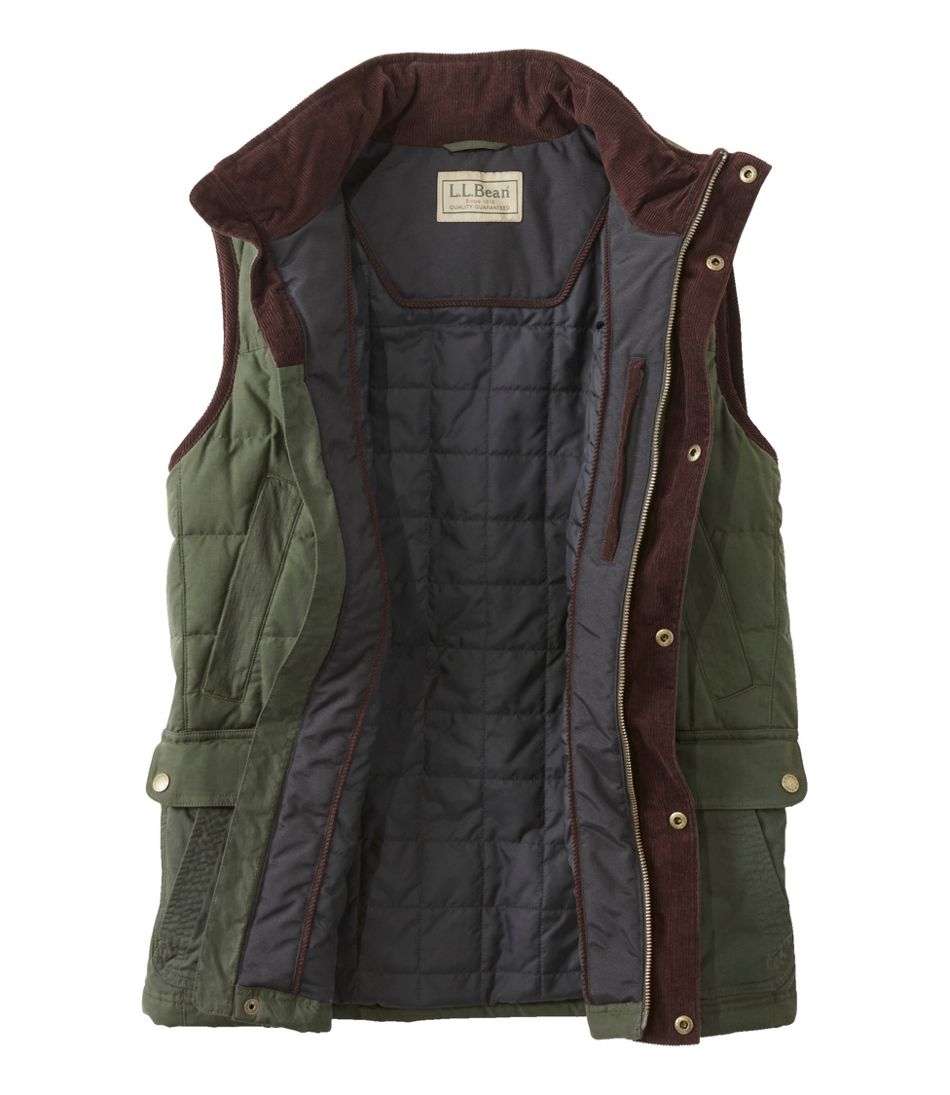 Men's Upcountry Waxed Cotton Down Vest / L.L.Bean