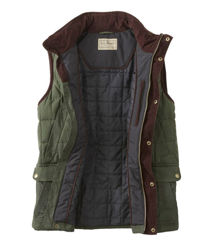 Men's Upcountry Waxed Cotton Down Vest / L.L.Bean
