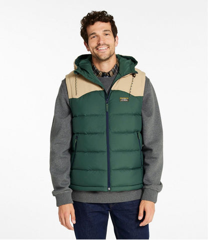 Men's Mountain Classic Hooded Down Vest / L.L.Bean