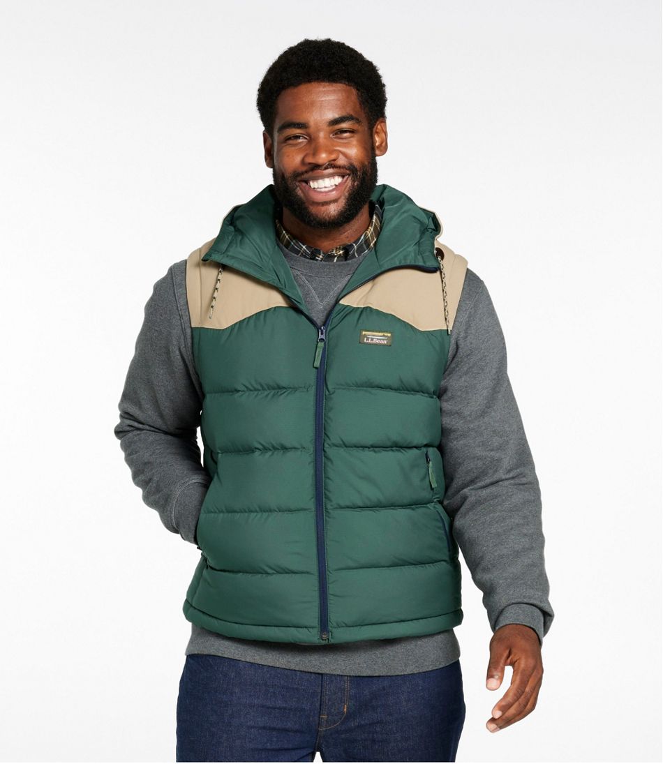 Men's Mountain Classic Hooded Down Vest / L.L.Bean