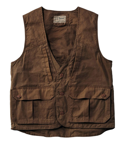 Men's Double L Waxed-Cotton Upland Vest / L.L.Bean