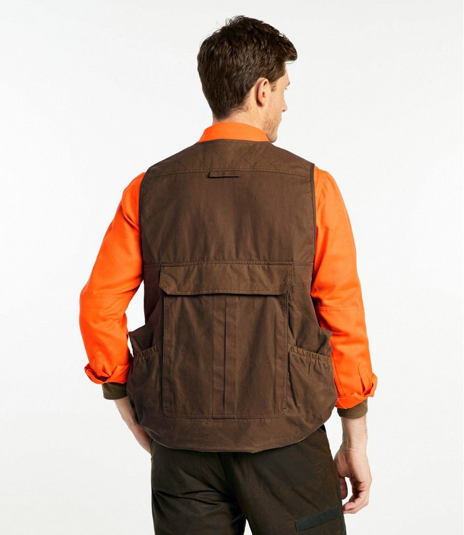 Men's Double L Waxed-Cotton Upland Vest / L.L.Bean