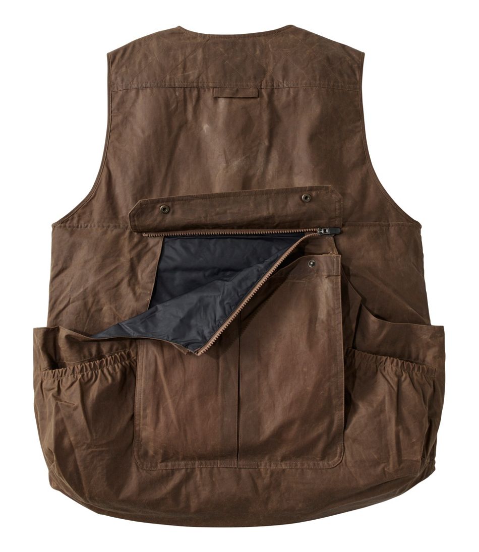 Men's Double L Waxed-Cotton Upland Vest / L.L.Bean