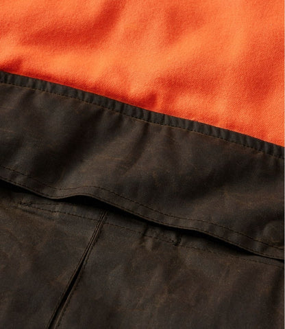 Men's Double L Waxed-Cotton Upland Vest, Hunter Orange / L.L.Bean
