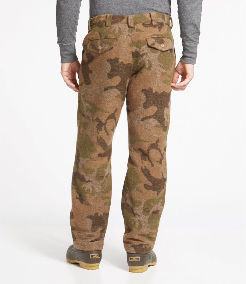Men's Maine Guide Wool Pants with PrimaLoft, Camouflage / L.L.Bean