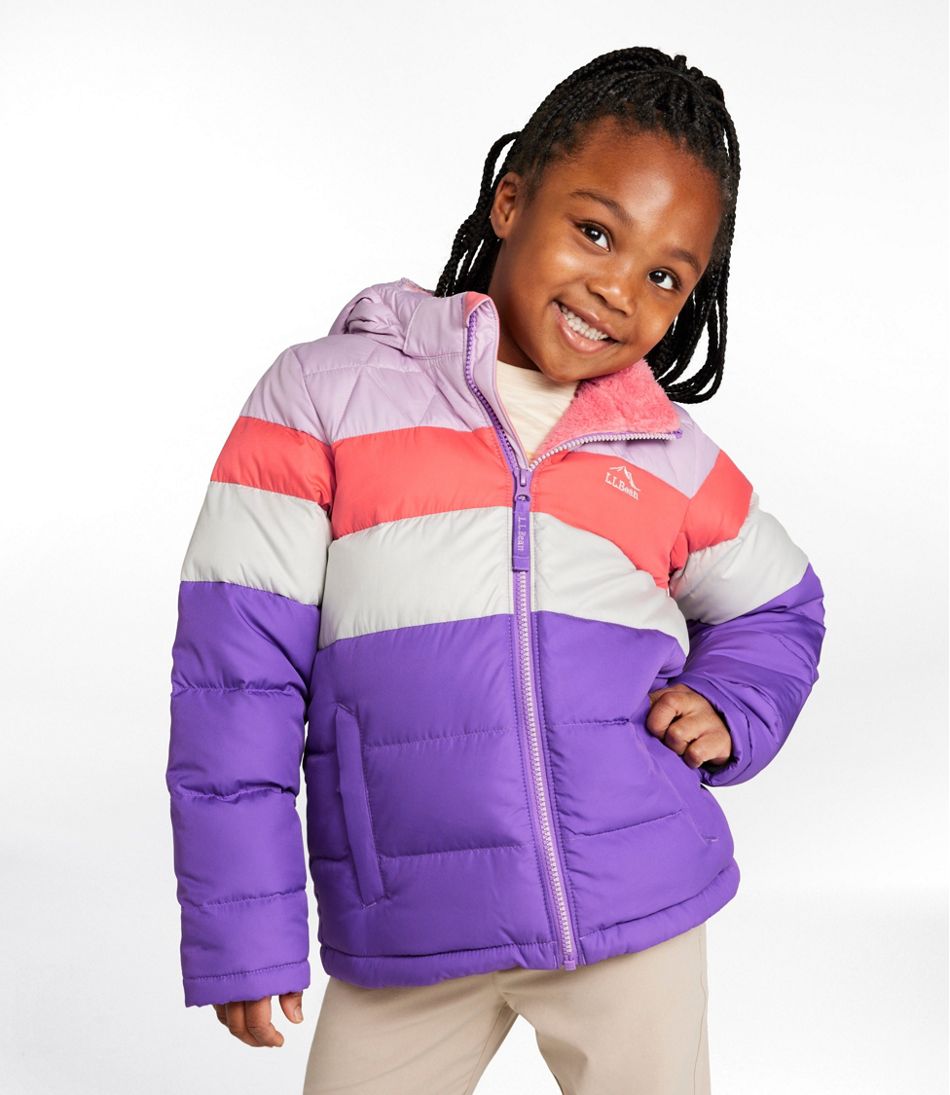 Kids' Bean's Down Jacket, Colorblock / L.L.Bean
