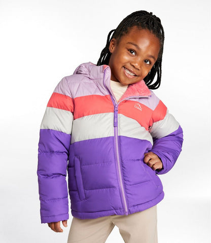 Kids' Bean's Down Jacket, Colorblock / L.L.Bean