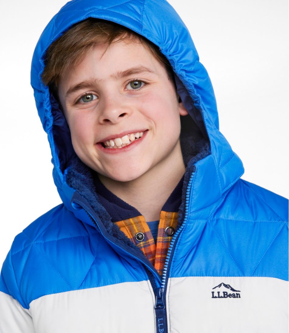 Kids' Bean's Down Jacket, Colorblock / L.L.Bean