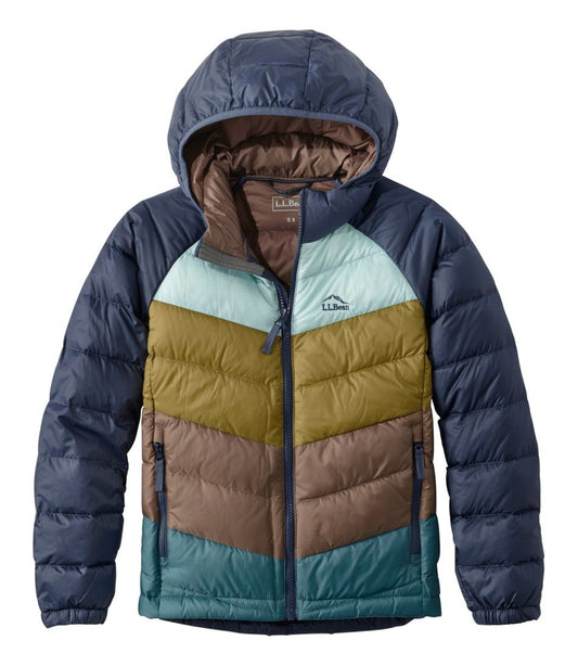Kids' Ultralight 650 Down Jacket, Colorblock / L.L.Bean