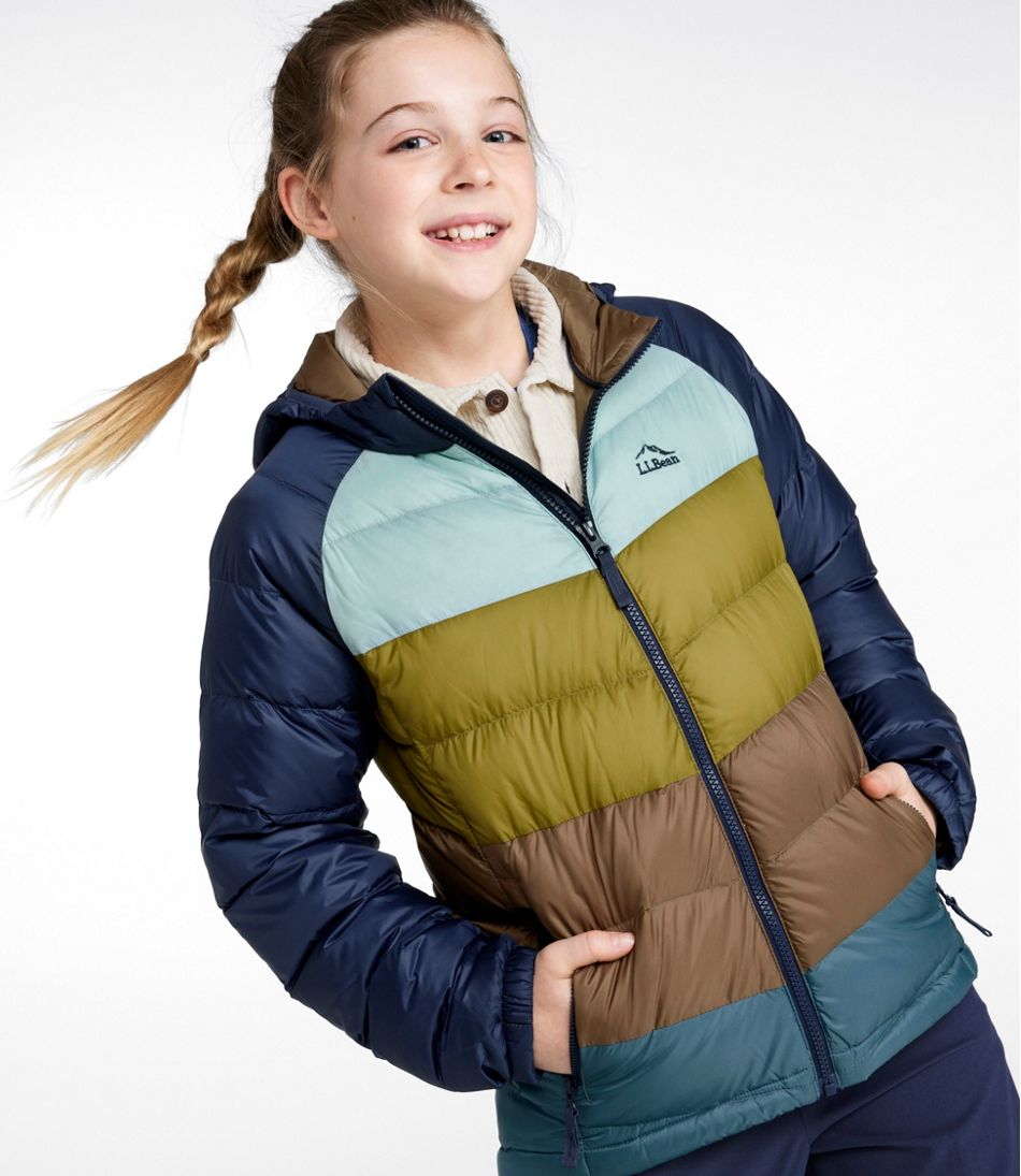 Kids' Ultralight 650 Down Jacket, Colorblock / L.L.Bean