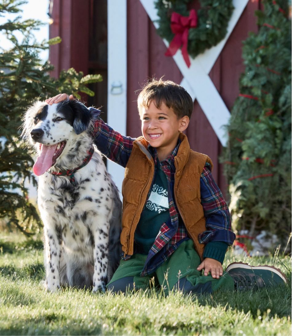 Kids' Bean's Down Corduroy Vest / L.L.Bean