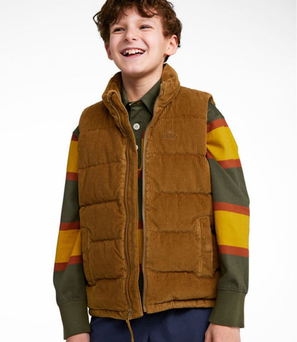 Kids' Bean's Down Corduroy Vest / L.L.Bean