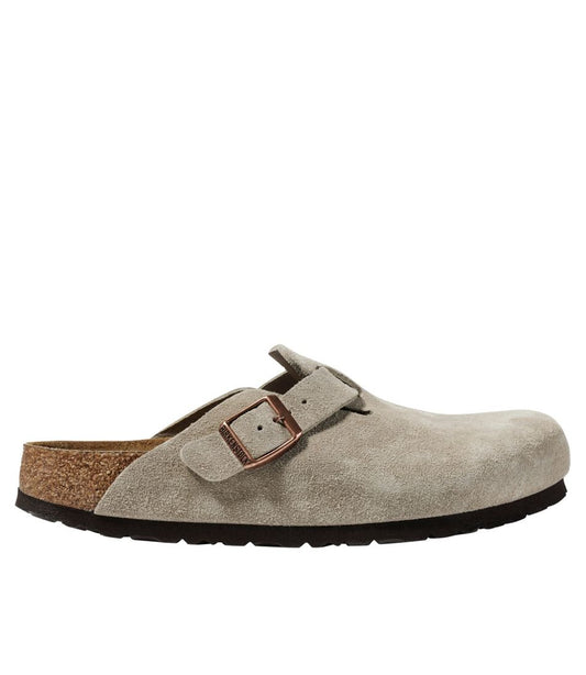Women's Birkenstock Boston Clogs, Suede Soft Footbed / L.L.Bean