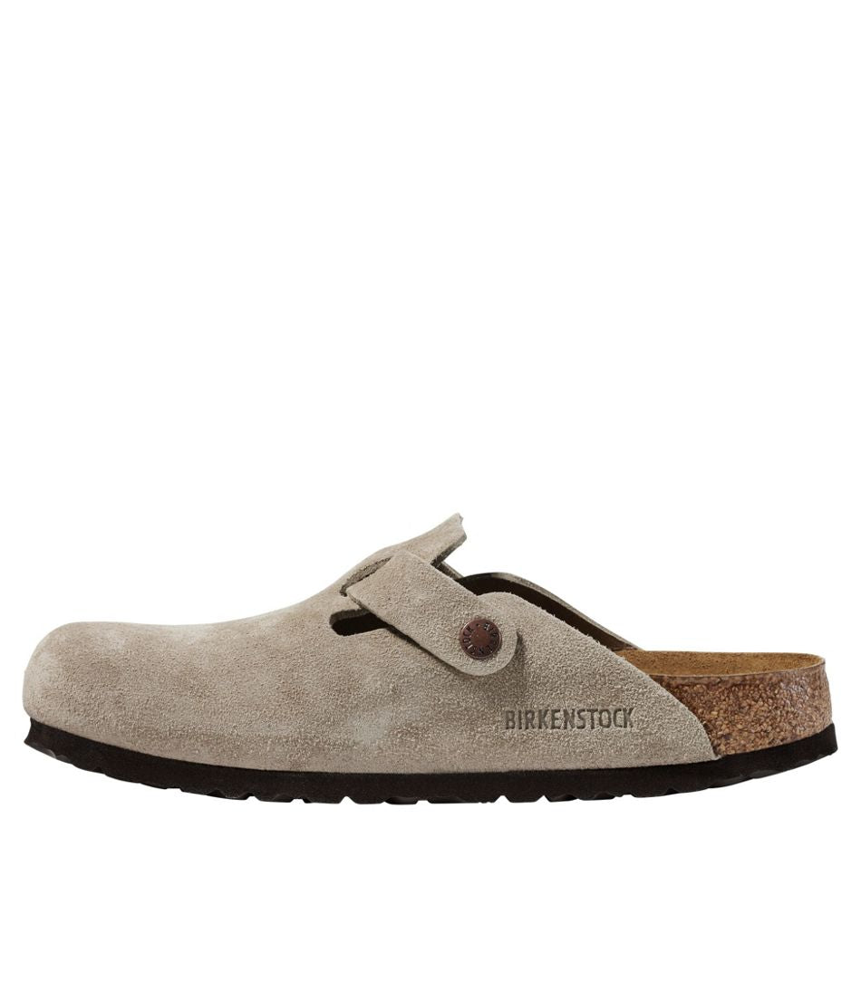 Women's Birkenstock Boston Clogs, Suede Soft Footbed / L.L.Bean