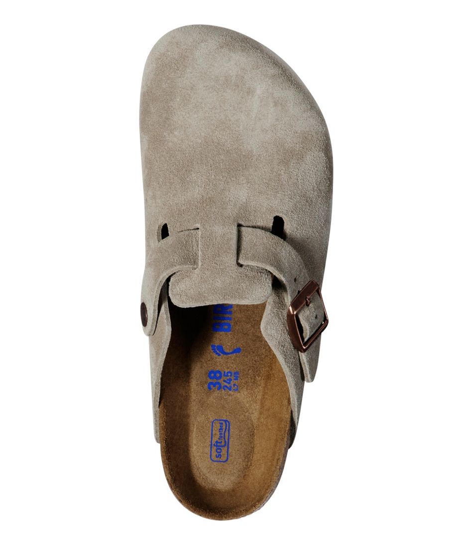 Women's Birkenstock Boston Clogs, Suede Soft Footbed / L.L.Bean