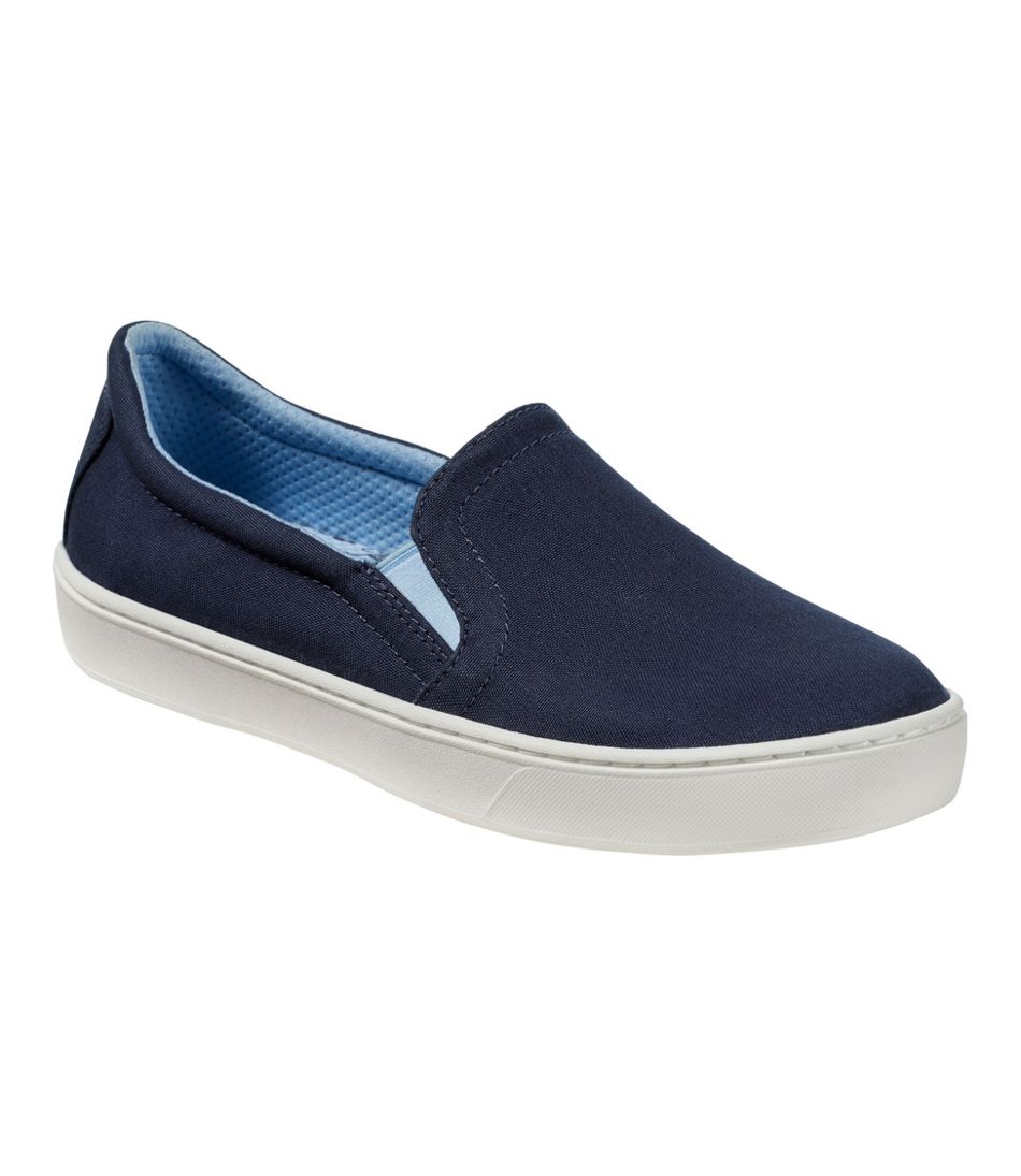 Women's Eco Bay Canvas Sneakers, Slip-On / L.L.Bean