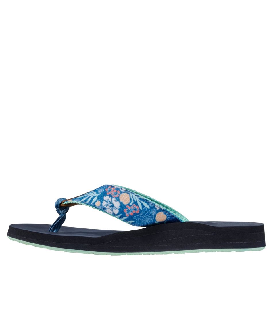Women's Maine Isle Flip-Flops, Woven Print / L.L.Bean