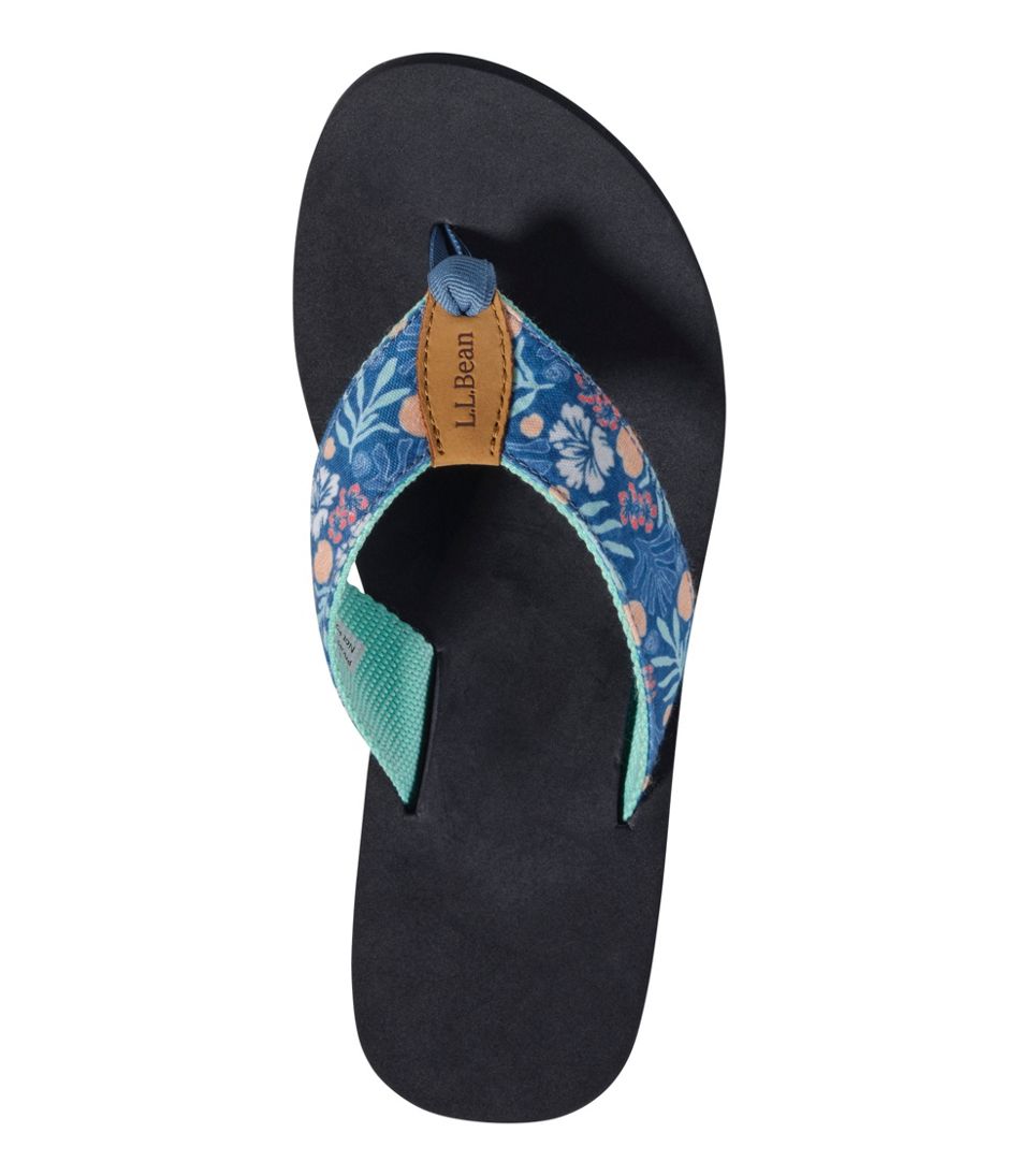 Women's Maine Isle Flip-Flops, Woven Print / L.L.Bean