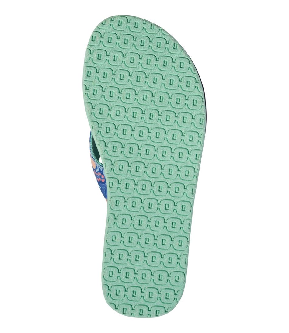 Women's Maine Isle Flip-Flops, Woven Print / L.L.Bean